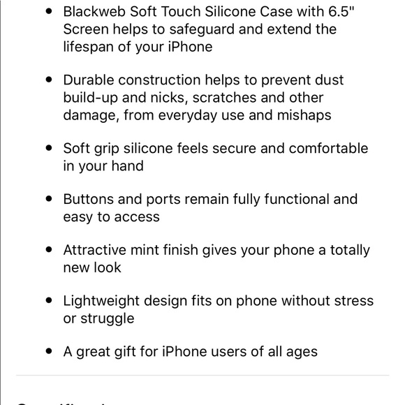Blackweb Accessories Iphone Xs Max Soft Touch Silicone Case Poshmark